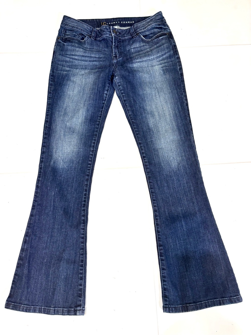 LC Lauren Conrad Medium Blue Flare Jeans